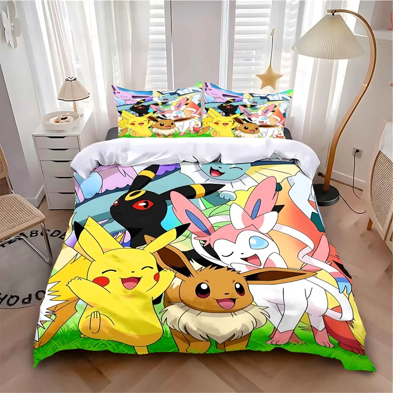 Parure de lit Pokémon dans différents modèles et ensembles