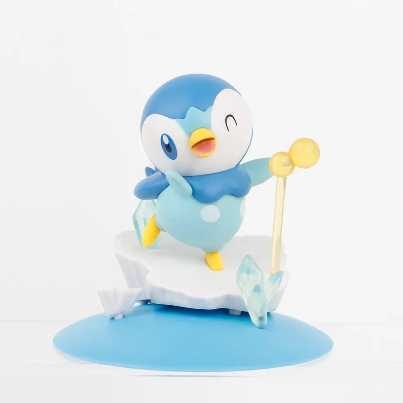 Coffret de 4 figurines Pokémon avec Pikachu, Feelinra Nymphali, Togepi et Piplup (8-10 cm)