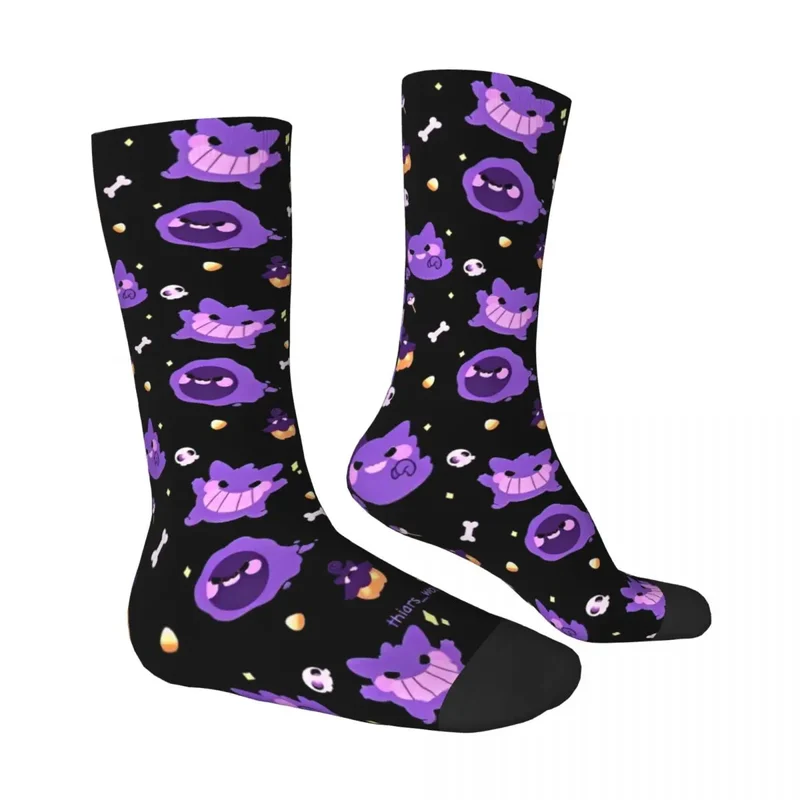 Chaussettes Gengar colorées dans de nombreux motifs colorés