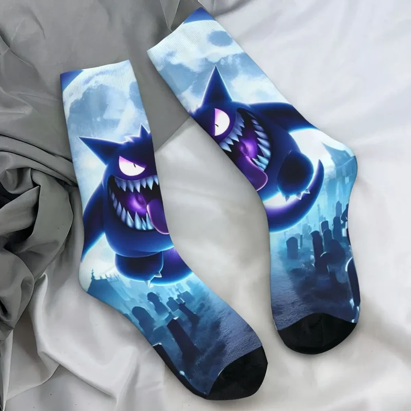 Chaussettes Gengar colorées dans de nombreux motifs colorés