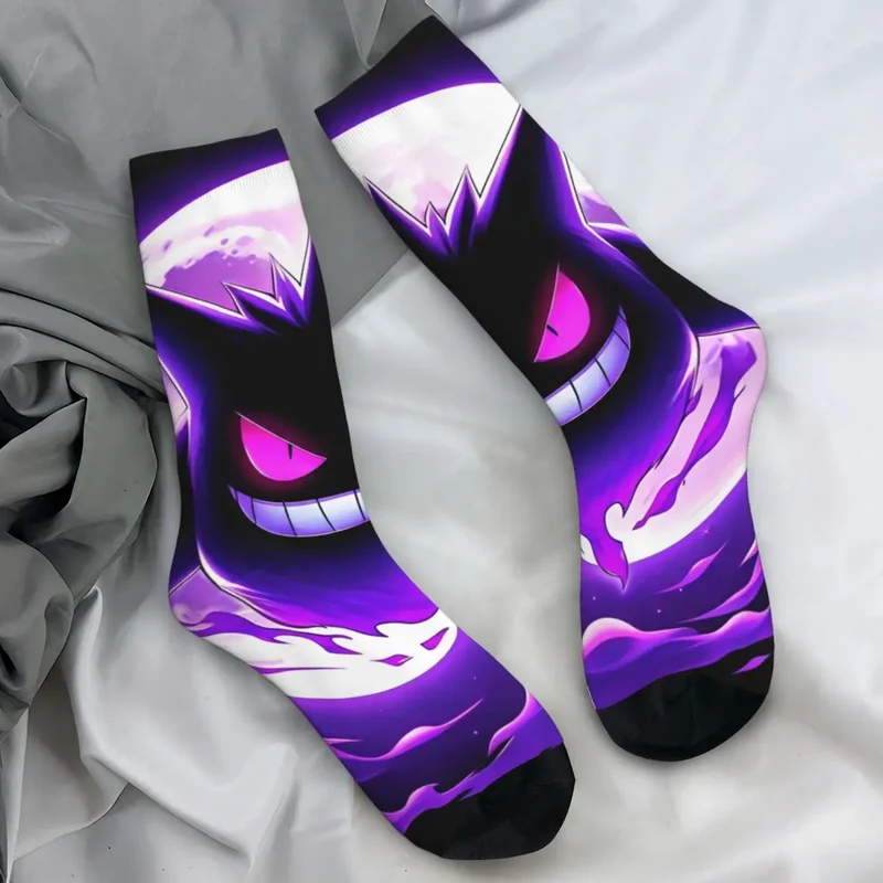 Chaussettes Gengar colorées dans de nombreux motifs colorés