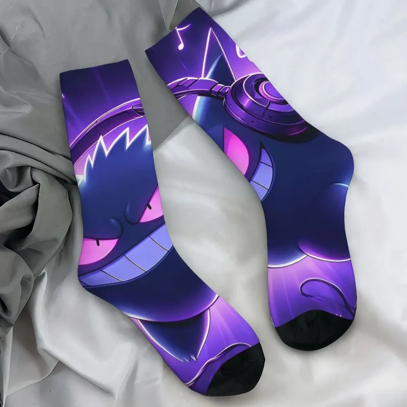 Chaussettes Gengar colorées dans de nombreux motifs colorés
