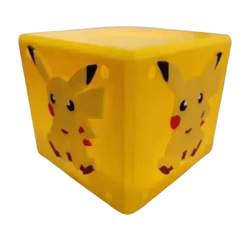 Lampe veilleuse Pokémon Pikachu en forme de cube (10*10*10cm)