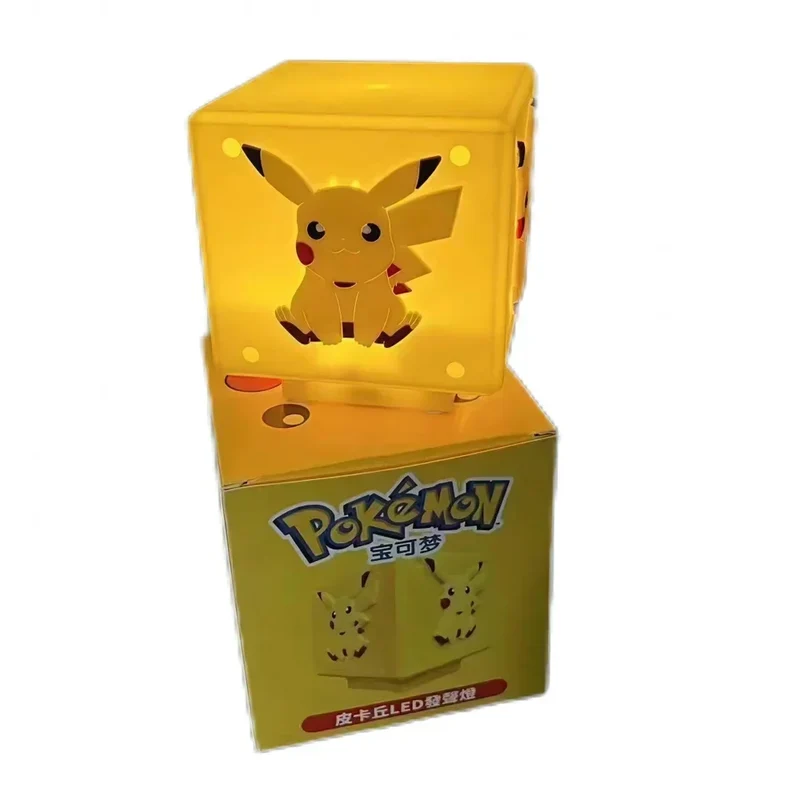 Lampe veilleuse Pokémon Pikachu en forme de cube (10*10*10cm)