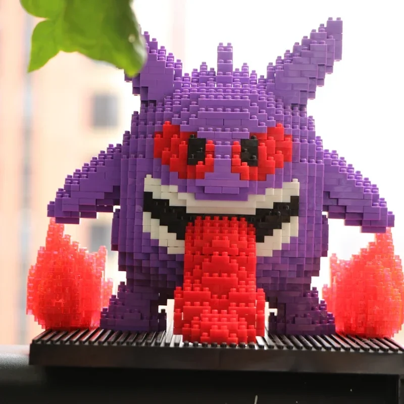 Grandes figurines Pokémon Gengar ou Piplup Plinfa Micro Clamp-Building Block