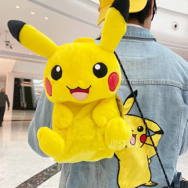 Sac à dos en peluche Pokémon Pikachu (environ 35 cm)