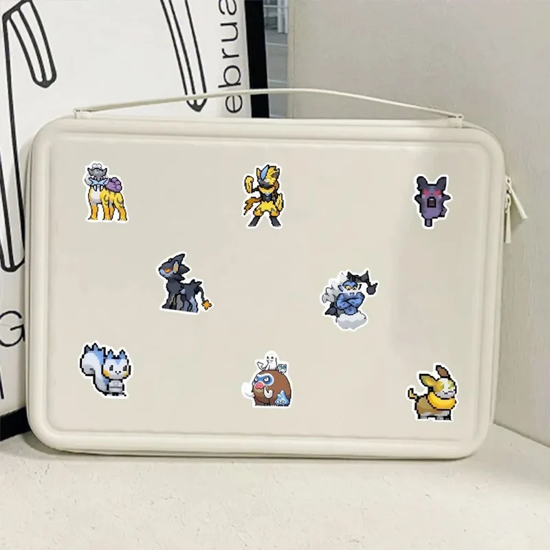 Autocollants Pokémon sympas au look pixelisé (10, 30, 50 ou 110 pièces)