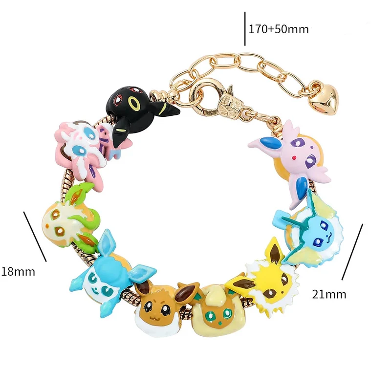 Bracelet Bijoux Pokémon Anime Évoli Évolutions