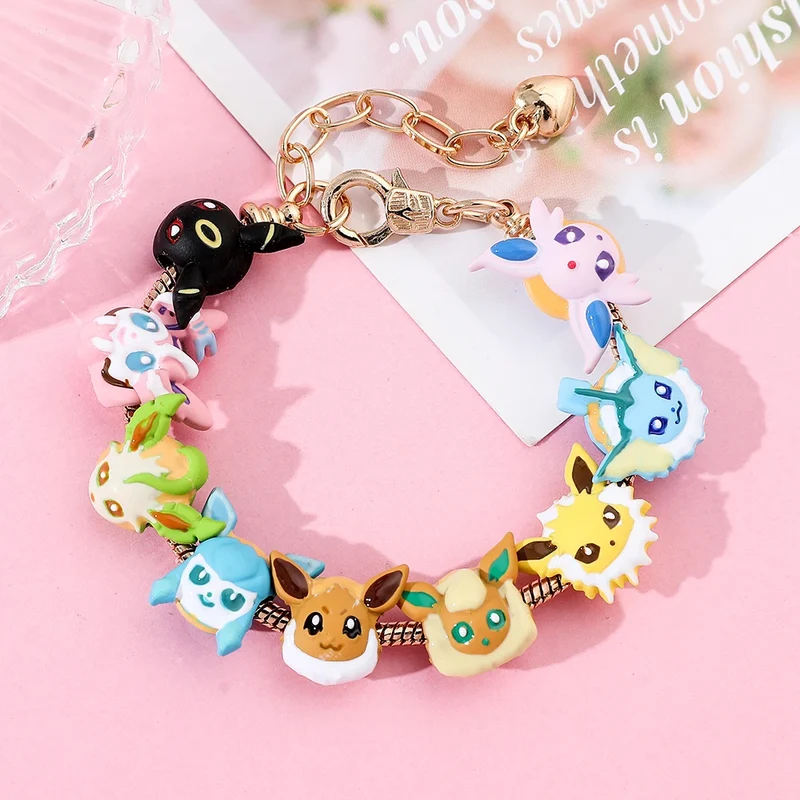 Bracelet Bijoux Pokémon Anime Évoli Évolutions