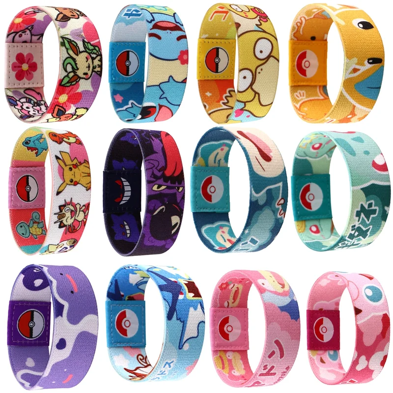 Bracelets en tissu Pokémon à la mode dans de nombreux modèles
