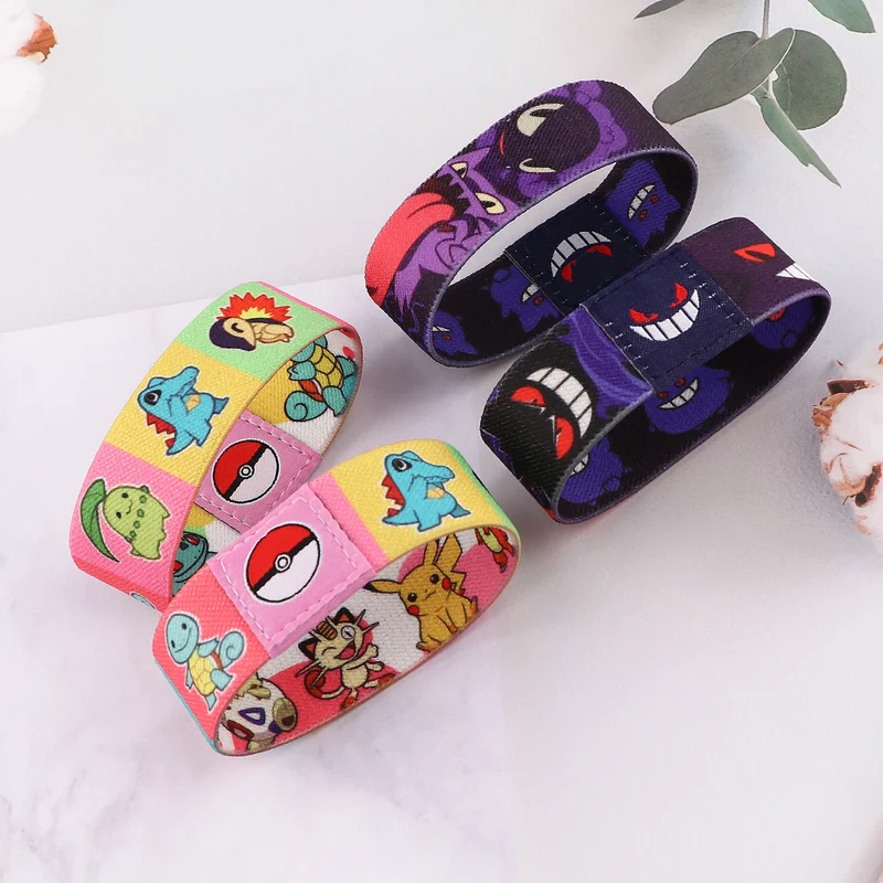 Bracelets en tissu Pokémon à la mode dans de nombreux modèles