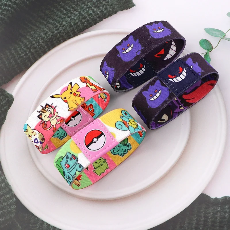 Bracelets en tissu Pokémon à la mode dans de nombreux modèles