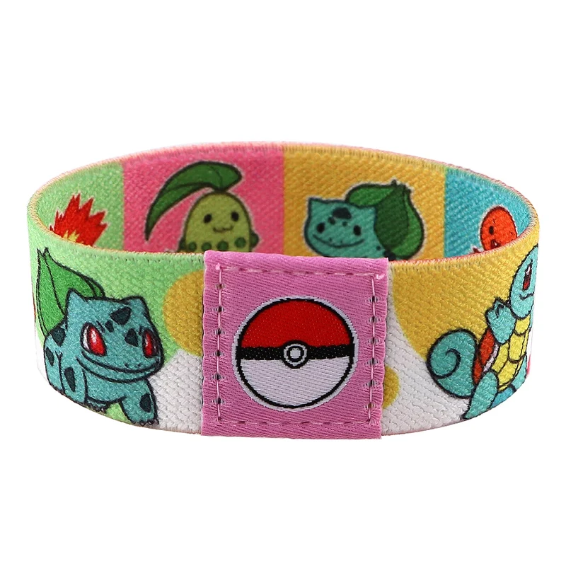Bracelets en tissu Pokémon à la mode dans de nombreux modèles
