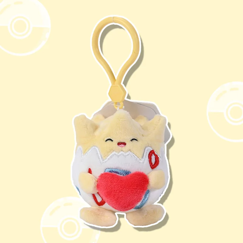 Pendentif en peluche Pokémon mignon avec coeur