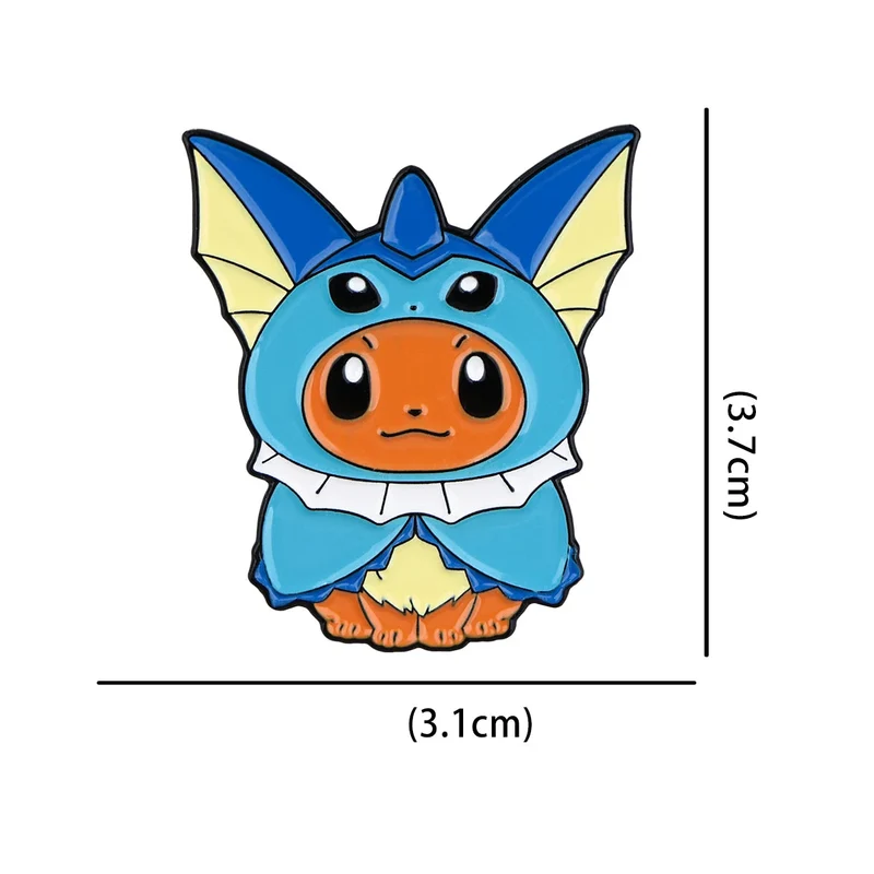 Broches mignonnes d'évolutions de cosplay d'Eevee