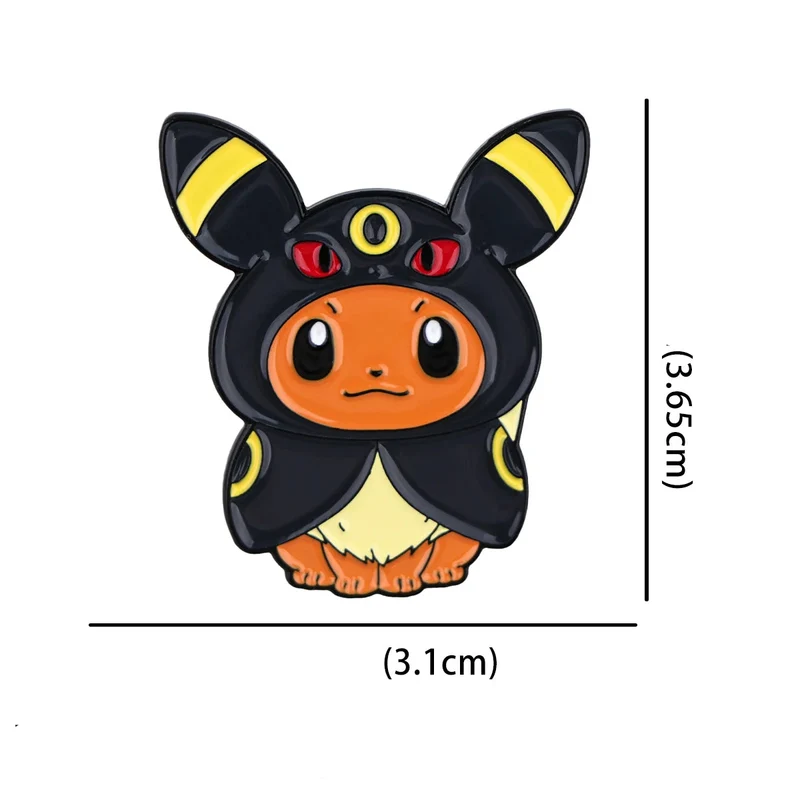 Broches mignonnes d'évolutions de cosplay d'Eevee