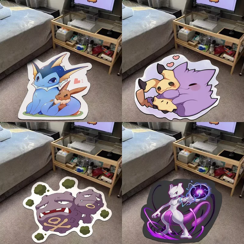 Tapis Pokémon Anime colorés dans de nombreux modèles