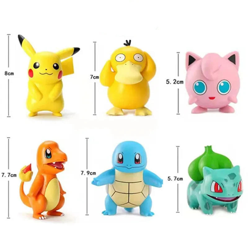 Ensembles de figurines Pokémon aux designs différents