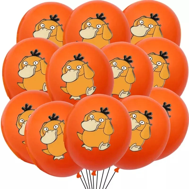 Ballons colorés (12 ou 24 pièces) pour la fête d'anniversaire Pokémon