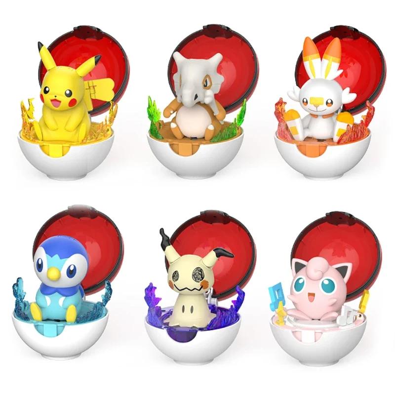 Figurines Pokémon dans la Pokéball - 12 Pokémon au choix