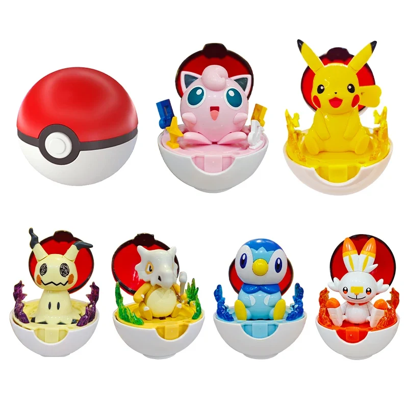 Figurines Pokémon dans la Pokéball - 12 Pokémon au choix