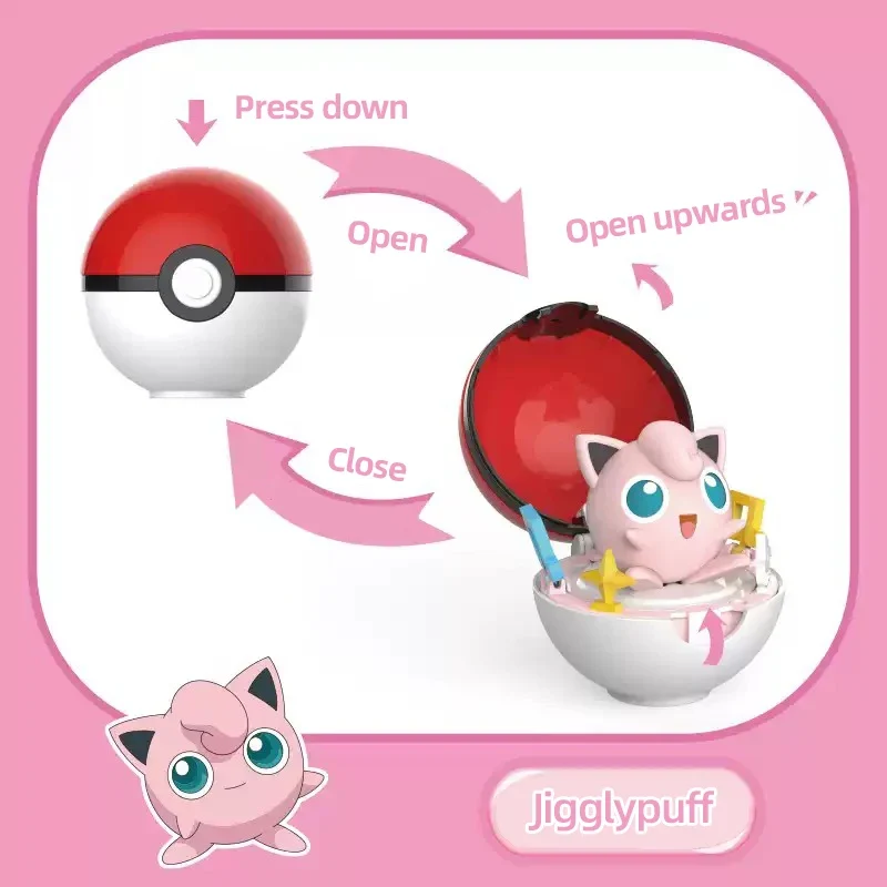Figurines Pokémon dans la Pokéball - 12 Pokémon au choix