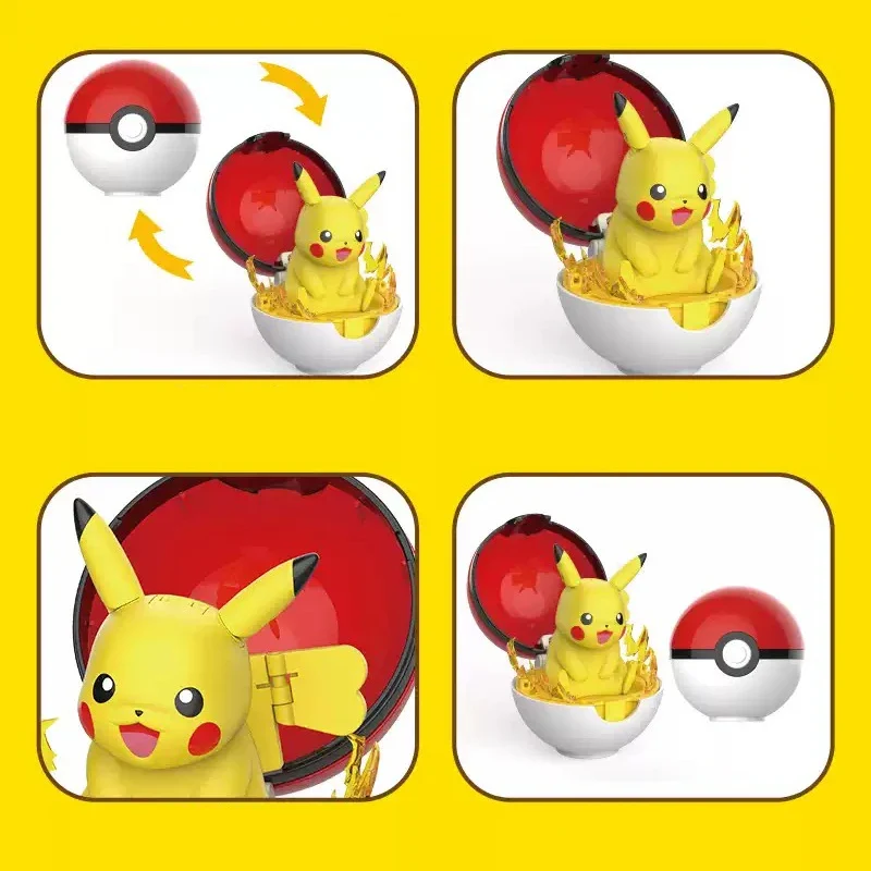 Figurines Pokémon dans la Pokéball - 12 Pokémon au choix