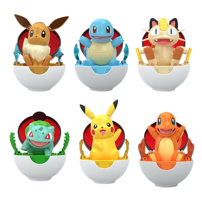 Figurines Pokémon dans la Pokéball - 12 Pokémon au choix