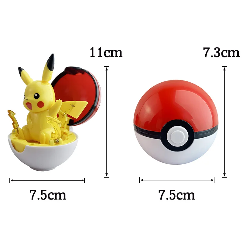 Figurines Pokémon dans la Pokéball - 12 Pokémon au choix