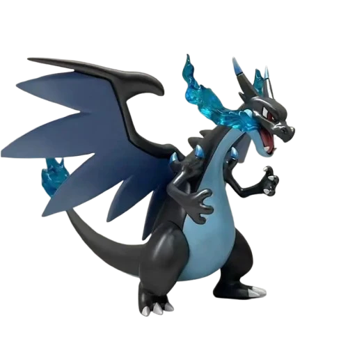 Figurine détaillée de Pokémon Glurak Charizard ou Quajutsu Greninja