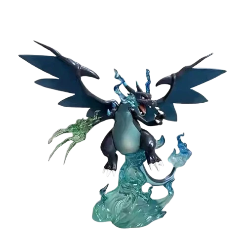Figurine détaillée de Pokémon Glurak Charizard ou Quajutsu Greninja
