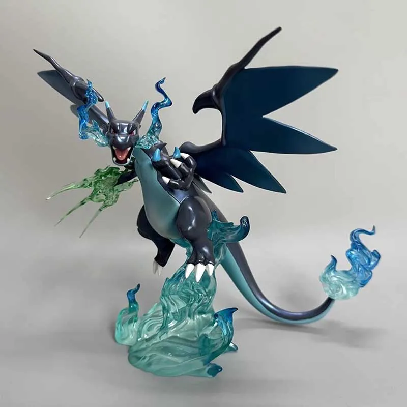 Figurine détaillée de Pokémon Glurak Charizard ou Quajutsu Greninja