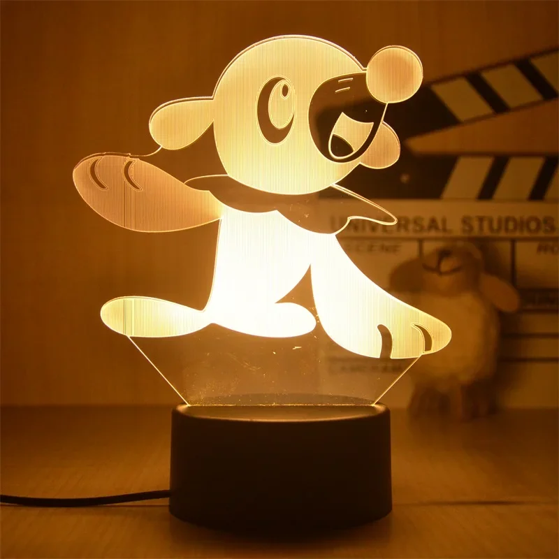 Lampe décorative Pokemon Anime, lumière chaude, veilleuse
