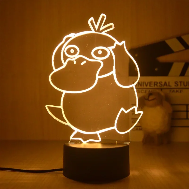 Lampe décorative Pokemon Anime, lumière chaude, veilleuse