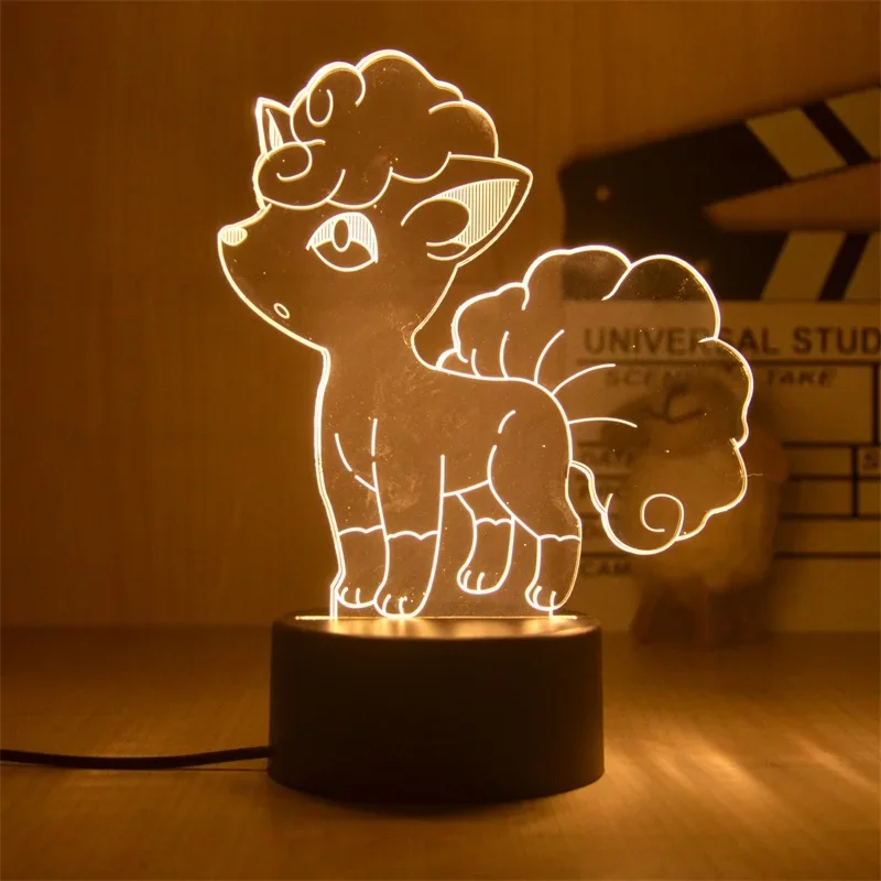 Lampe décorative Pokemon Anime, lumière chaude, veilleuse
