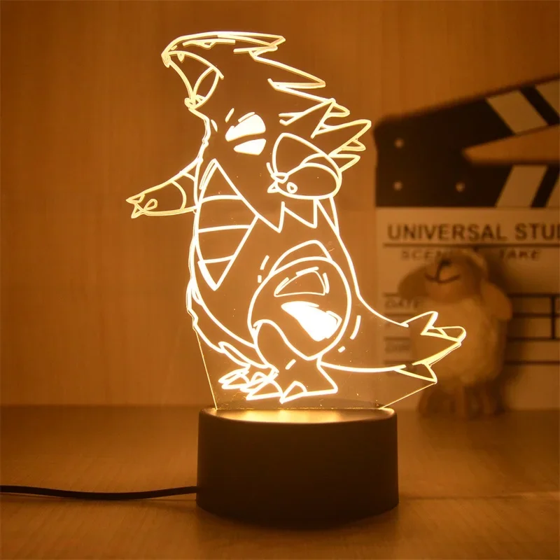 Lampe décorative Pokemon Anime, lumière chaude, veilleuse