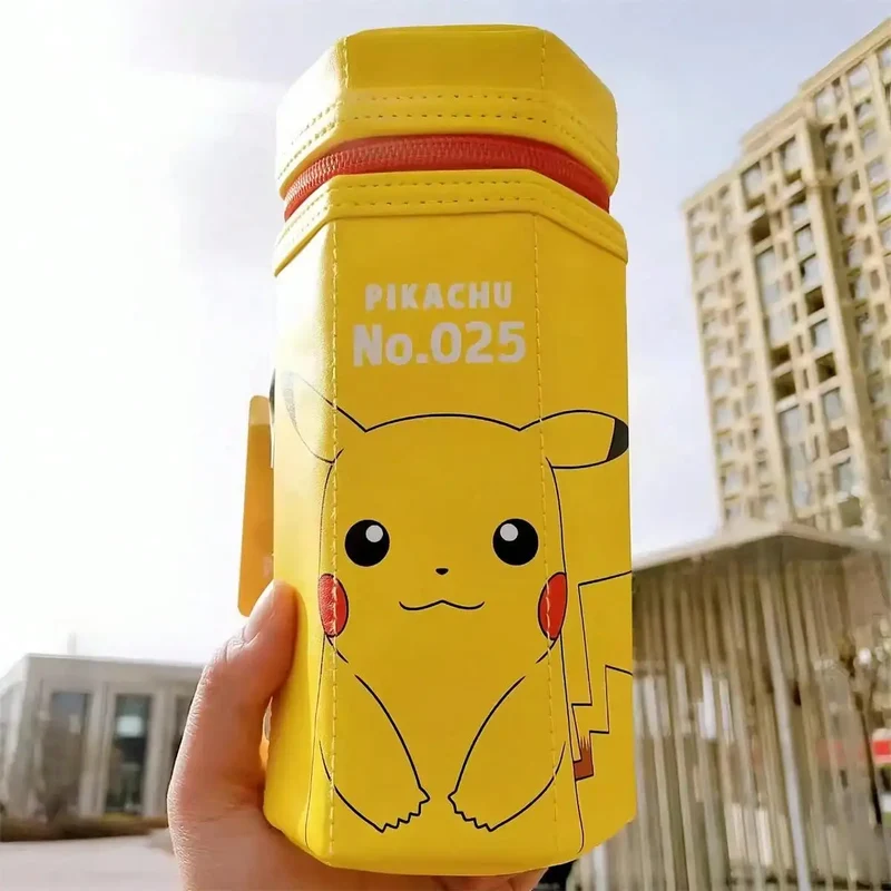 Boîte à crayons Pokémon Pikachu avec différents motifs