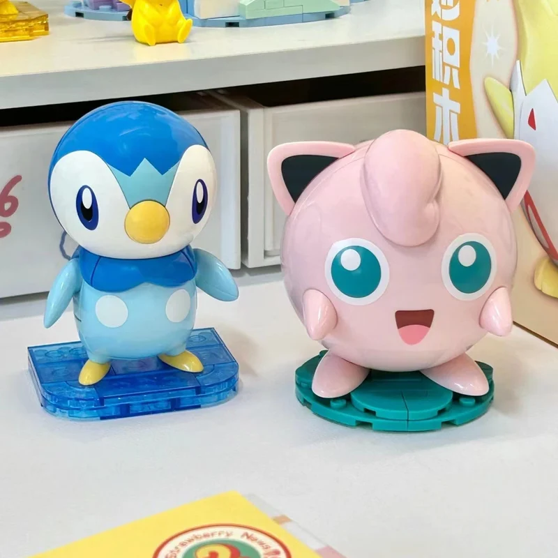 Figurines de blocs de construction Pokémon (Gengar, Plinfa, Ronflex, Pikachu, Jigglypuff, Togepi)
