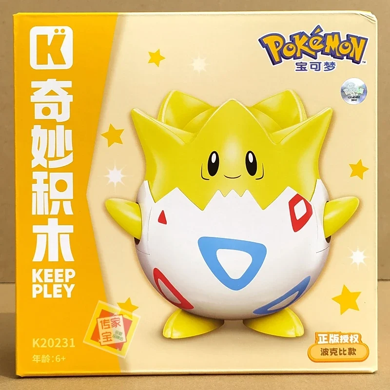 Figurines de blocs de construction Pokémon (Gengar, Plinfa, Ronflex, Pikachu, Jigglypuff, Togepi)