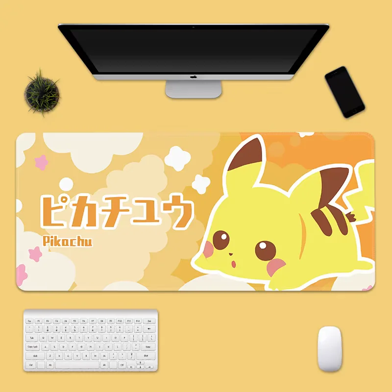 Tapis de souris de jeu Pokémon Anime avec différents motifs