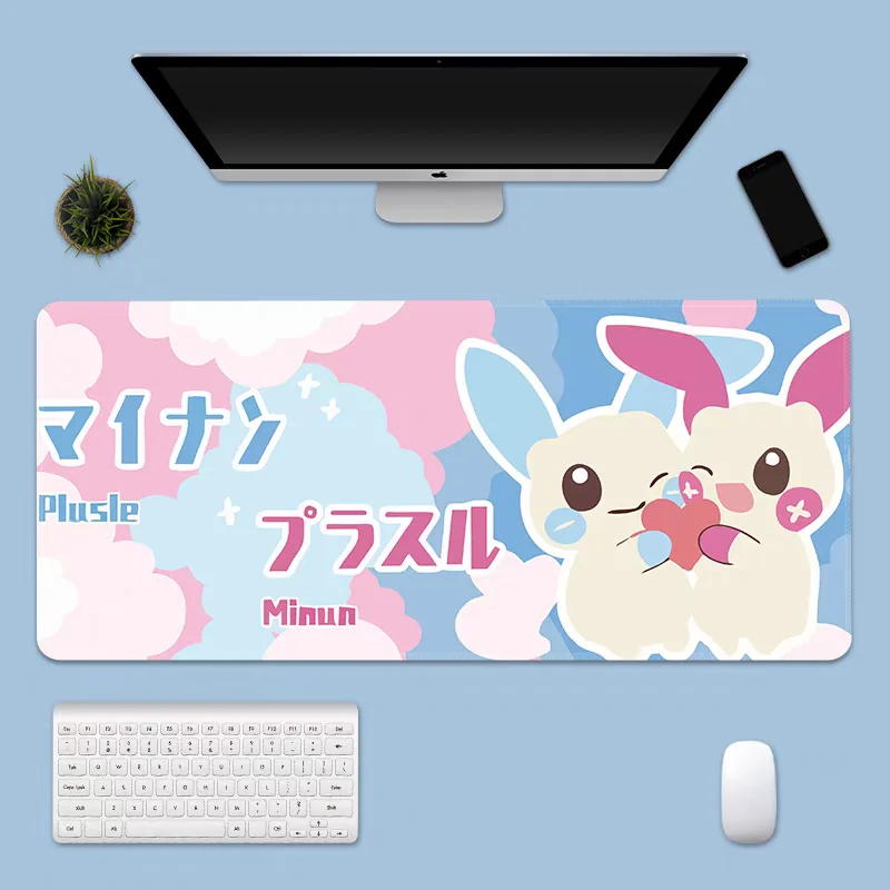 Tapis de souris de jeu Pokémon Anime avec différents motifs
