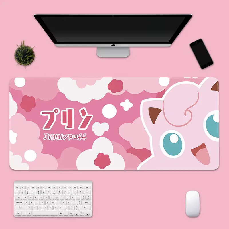 Tapis de souris de jeu Pokémon Anime avec différents motifs