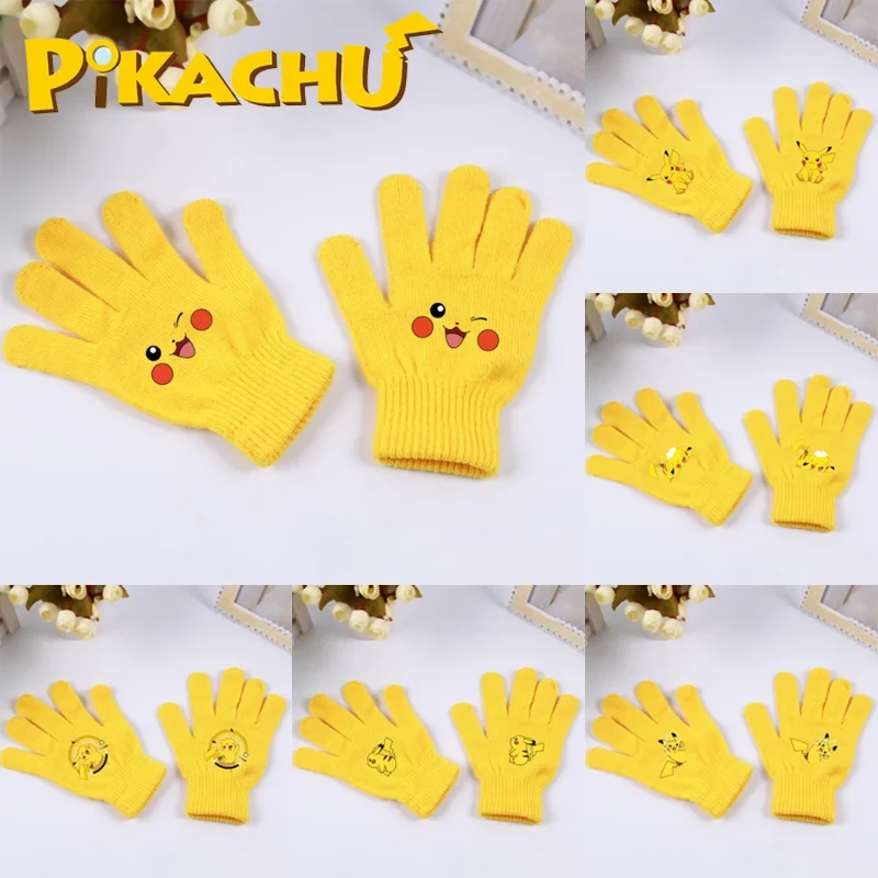 Gants d'hiver Pikachu pour enfants