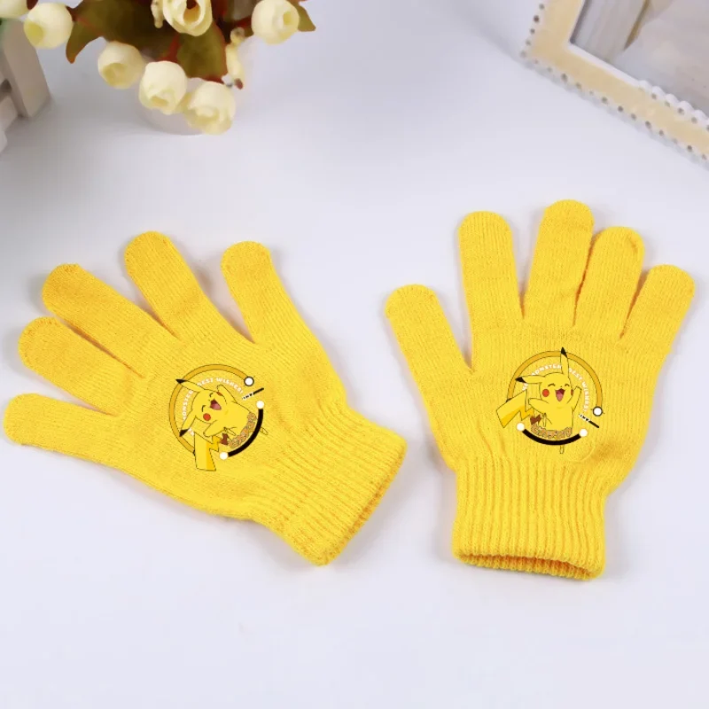 Gants d'hiver Pikachu pour enfants