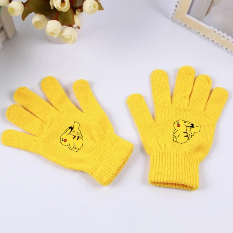 Gants d'hiver Pikachu pour enfants