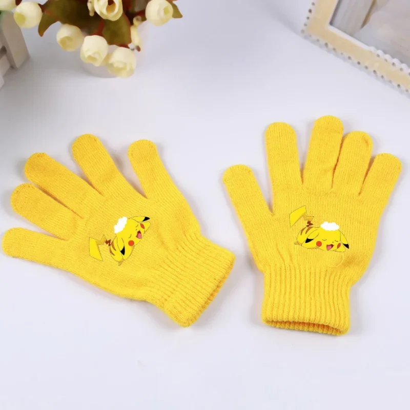 Gants d'hiver Pikachu pour enfants
