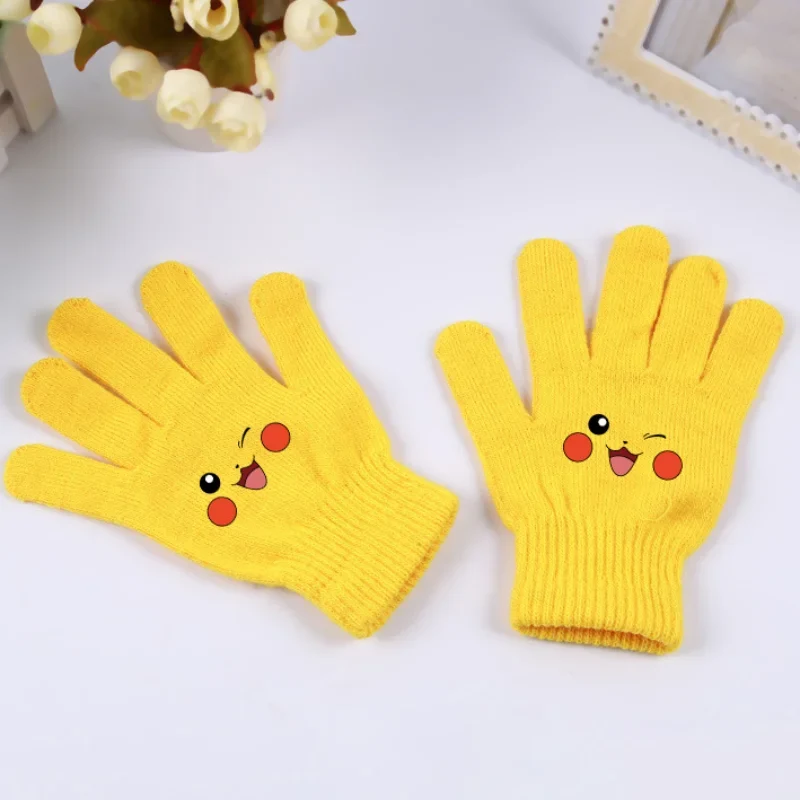 Gants d'hiver Pikachu pour enfants
