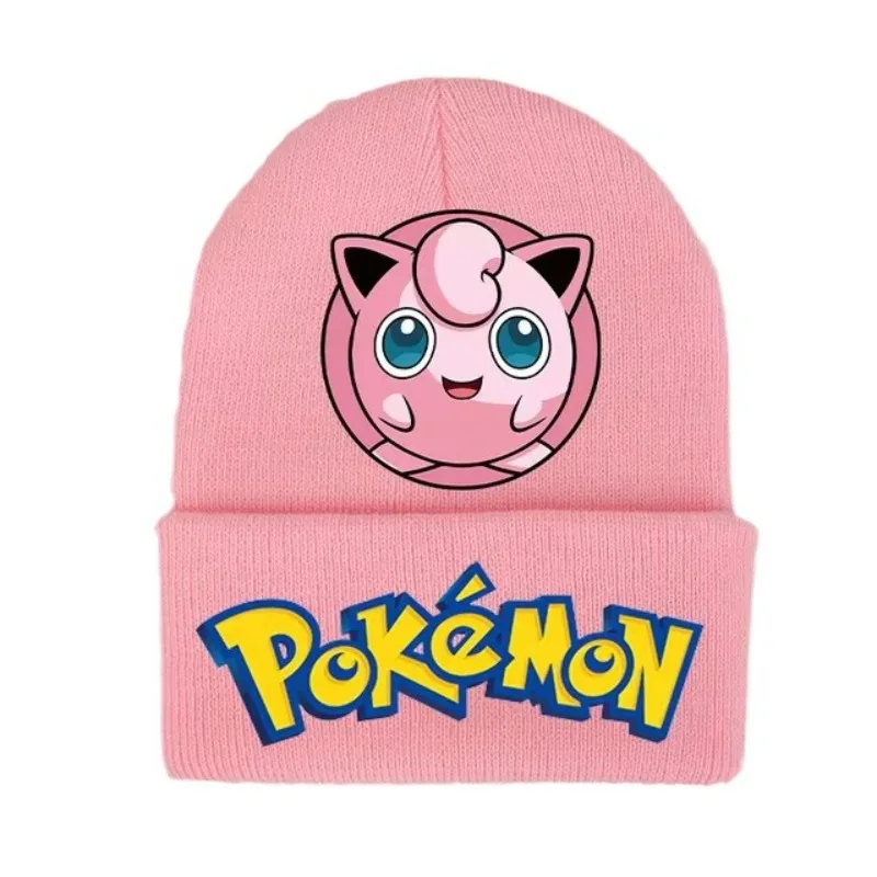 Bonnets d'hiver colorés et chauds aux motifs Pokémon