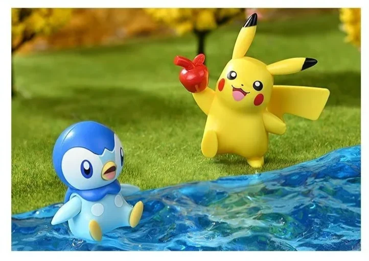 Ensembles de jouets de construction Pokémon (Pikachu Tournesol, Enton et Flegmon ou Pikachu et Plinfa)