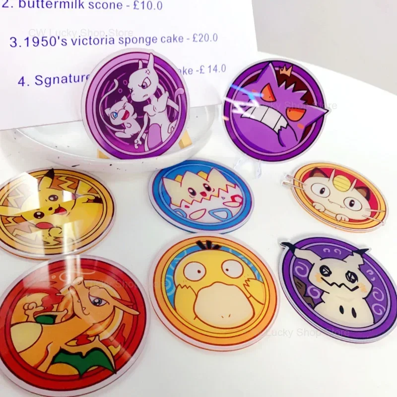 Pokemon Pikachu Sous-verres en acrylique dans de nombreux modèles